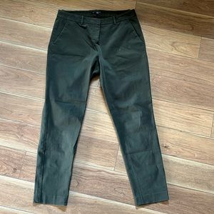 Theory trousers in olive green